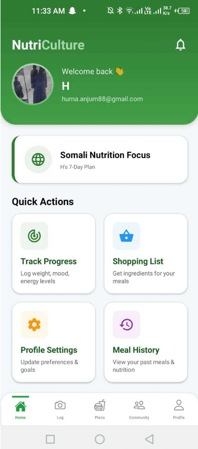Nutrivida nutrition, culturally aware. — screenshot 1
