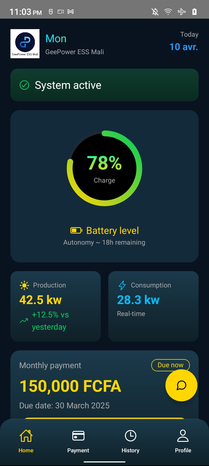 GeePower solar, pay as you go. — screenshot 1