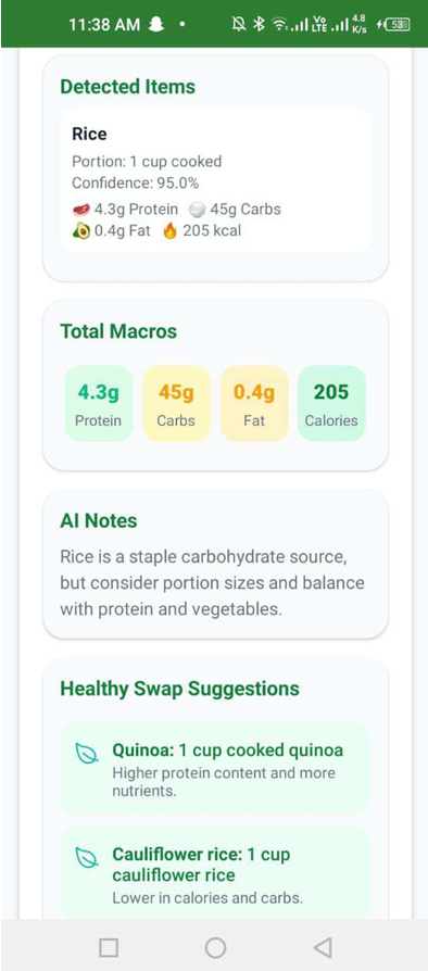 Nutrivida nutrition, culturally aware. — screenshot 2