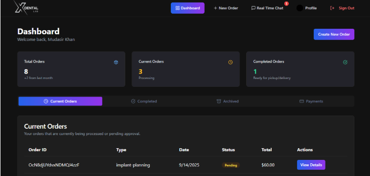 Xdentalab dental orders, streamlined. — screenshot 1