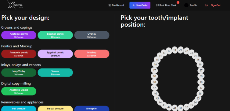 Xdentalab dental orders, streamlined. — screenshot 2